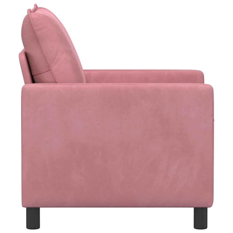 Canapé Rose 76 x 81 x 87,5 cm Velours - 4
