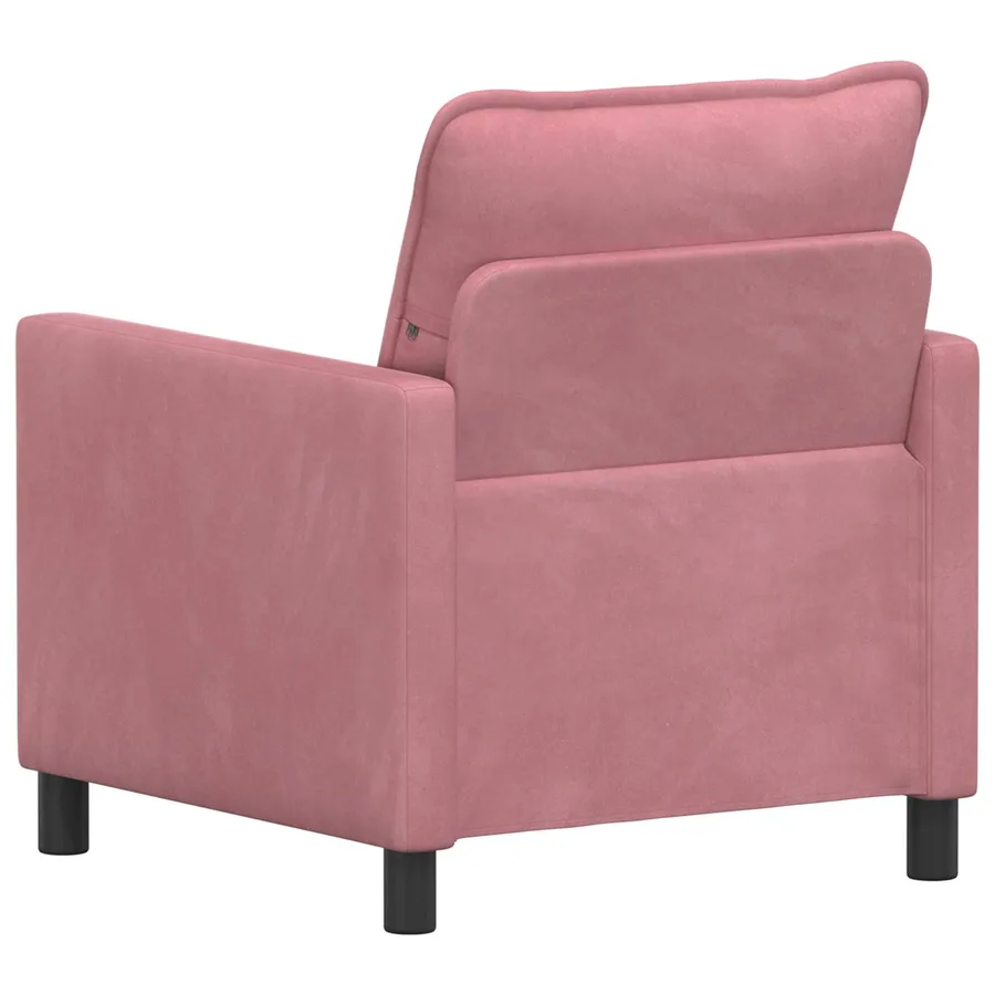 Canapé Rose 76 x 81 x 87,5 cm Velours - 5