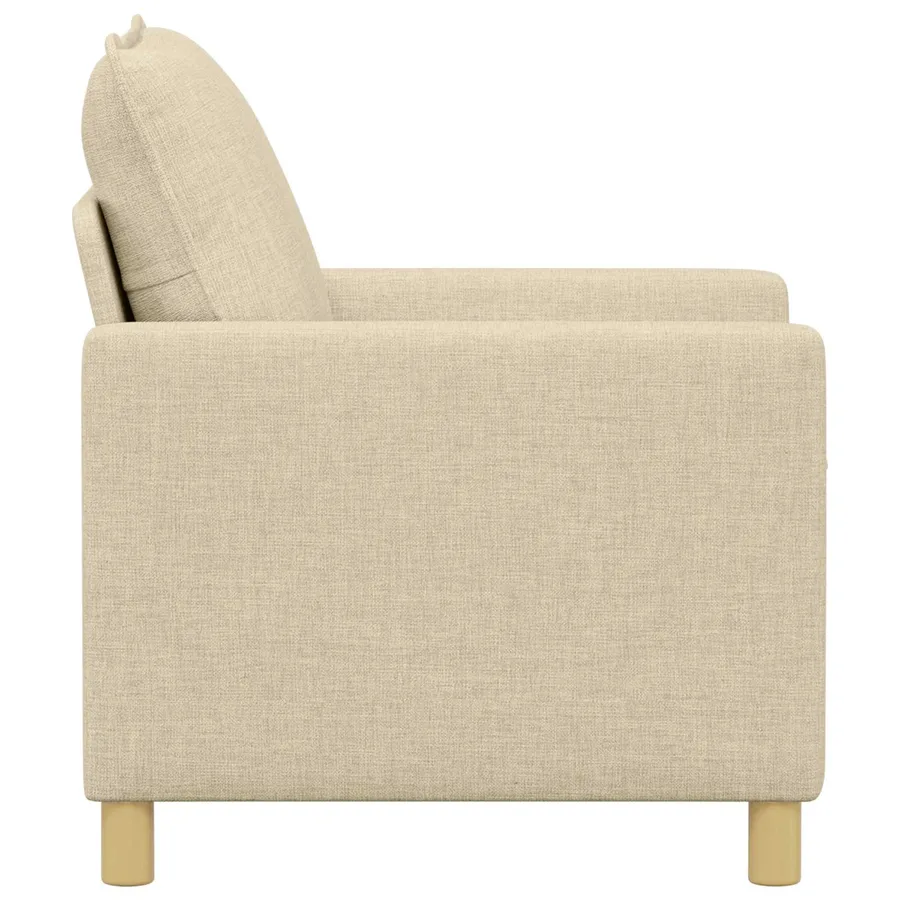 Canapé Crème 76 x 81 x 87,5 cm Tissu - 4