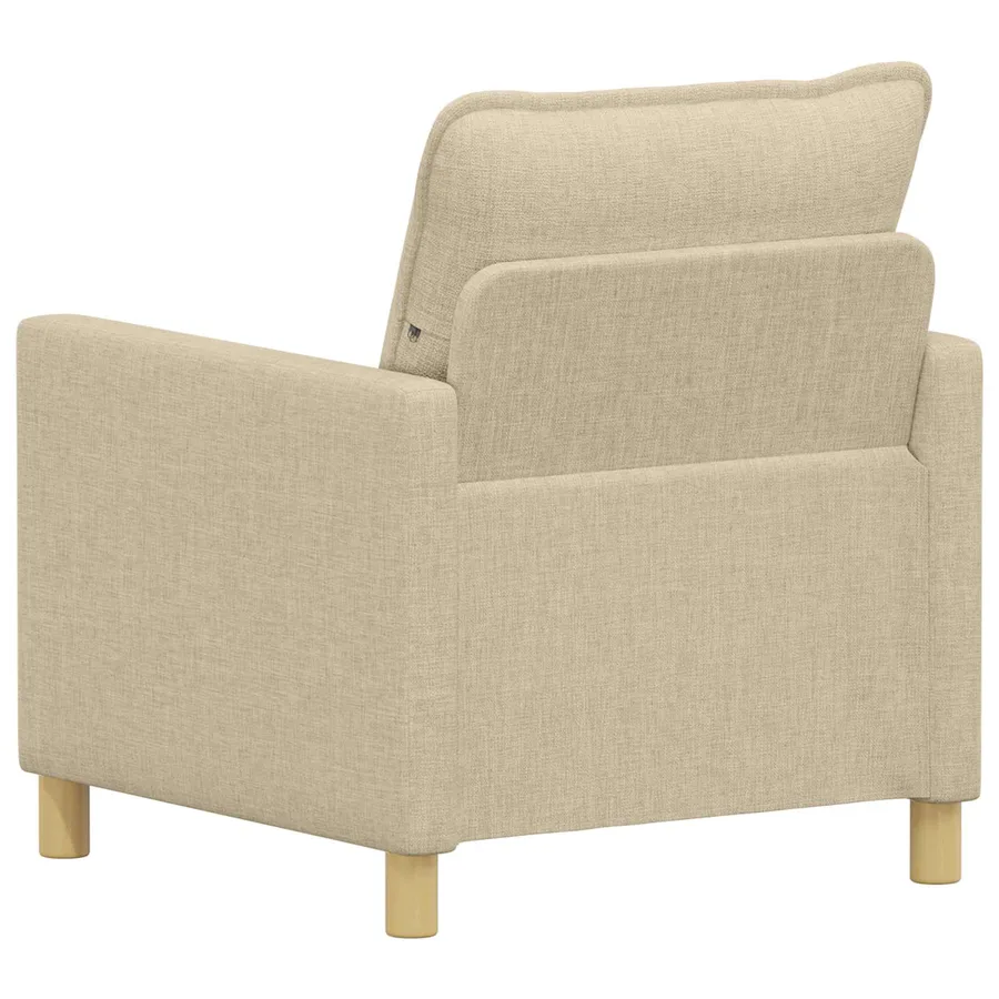 Canapé Crème 76 x 81 x 87,5 cm Tissu - 5