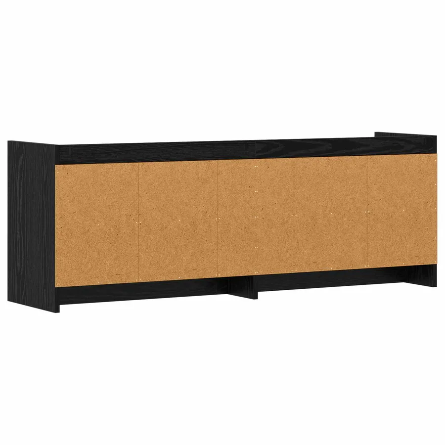 Meuble TV 135 x 33 x 47 cm Chêne noir Bois d'ingénierie - 6