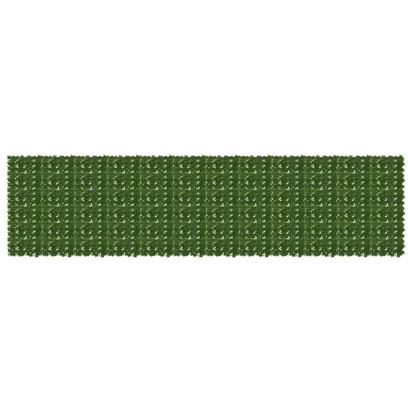 Écran de balcon avec feuilles Vert 600 x 150 cm