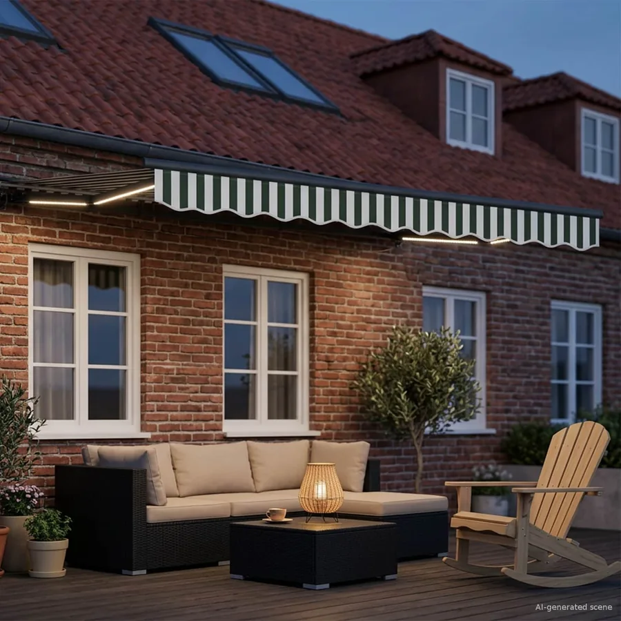 Auvent rétractable électrique 3,5 x 2,5 m - 3