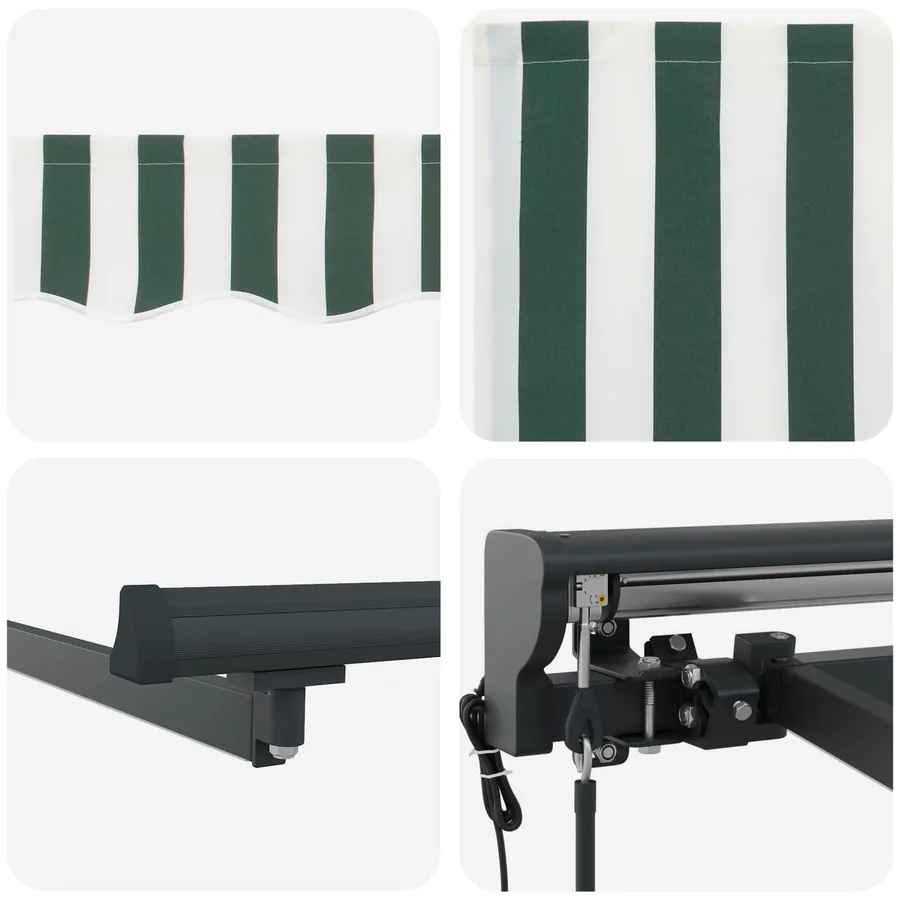 Auvent rétractable électrique 3,5 x 2,5 m - 9