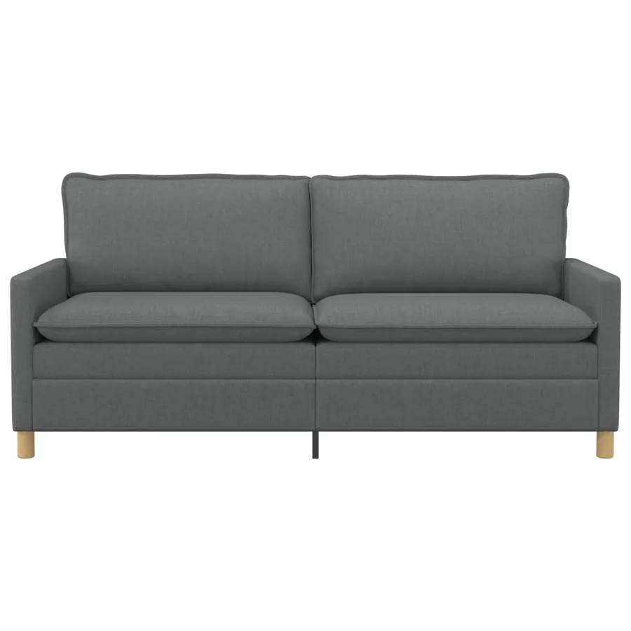 Canapé Gris foncé 196 x 81 x 87,5 cm Tissu - 3