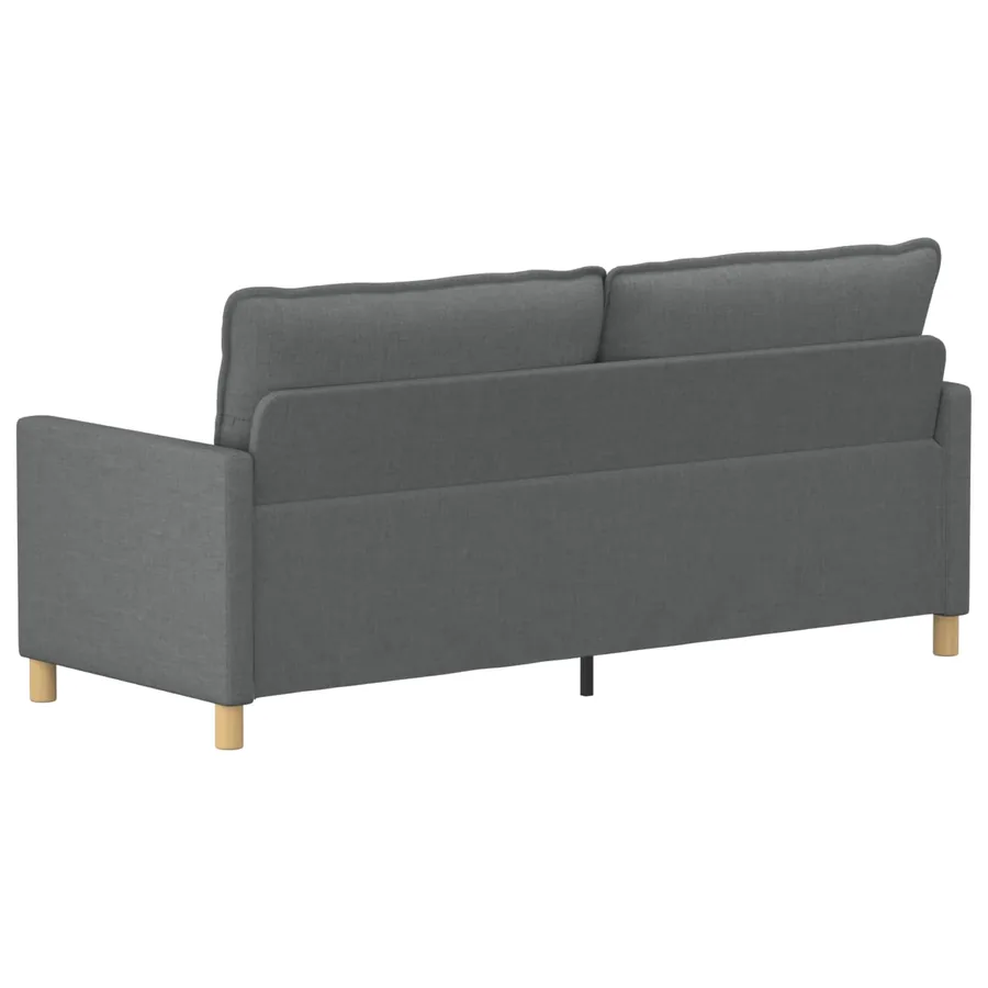Canapé Gris foncé 196 x 81 x 87,5 cm Tissu - 5