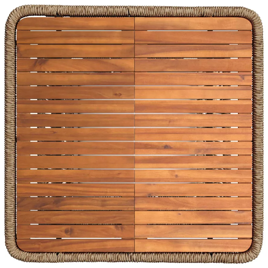 Ensemble de salle à manger pour jardin 3 pcs Beige et crème - 6