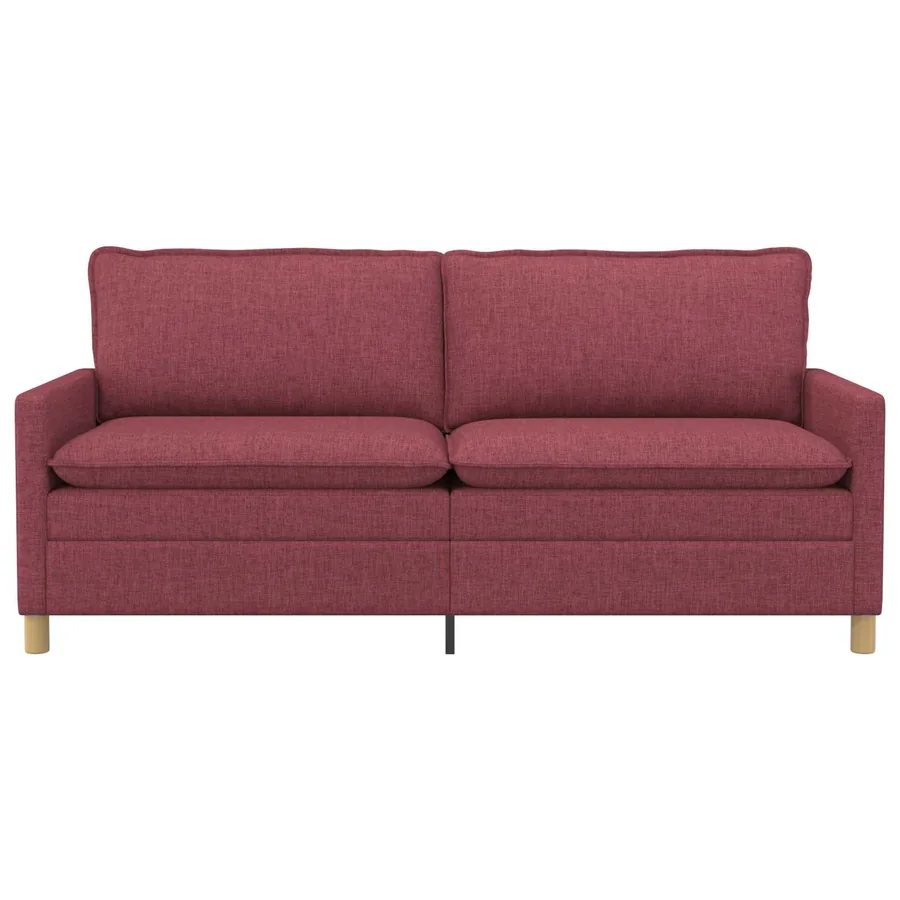 Canapé Bordeaux 196 x 81 x 87,5 cm Tissu - 3