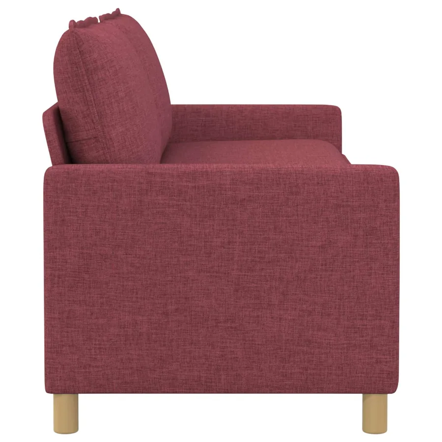 Canapé Bordeaux 196 x 81 x 87,5 cm Tissu - 4