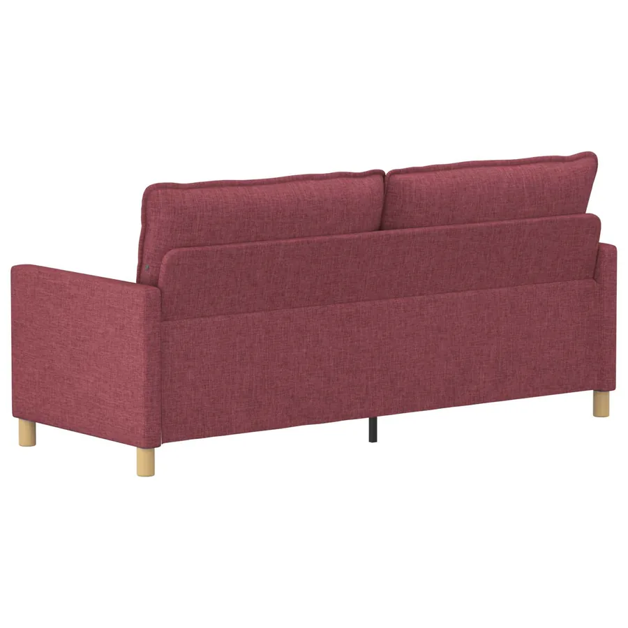 Canapé Bordeaux 196 x 81 x 87,5 cm Tissu - 5