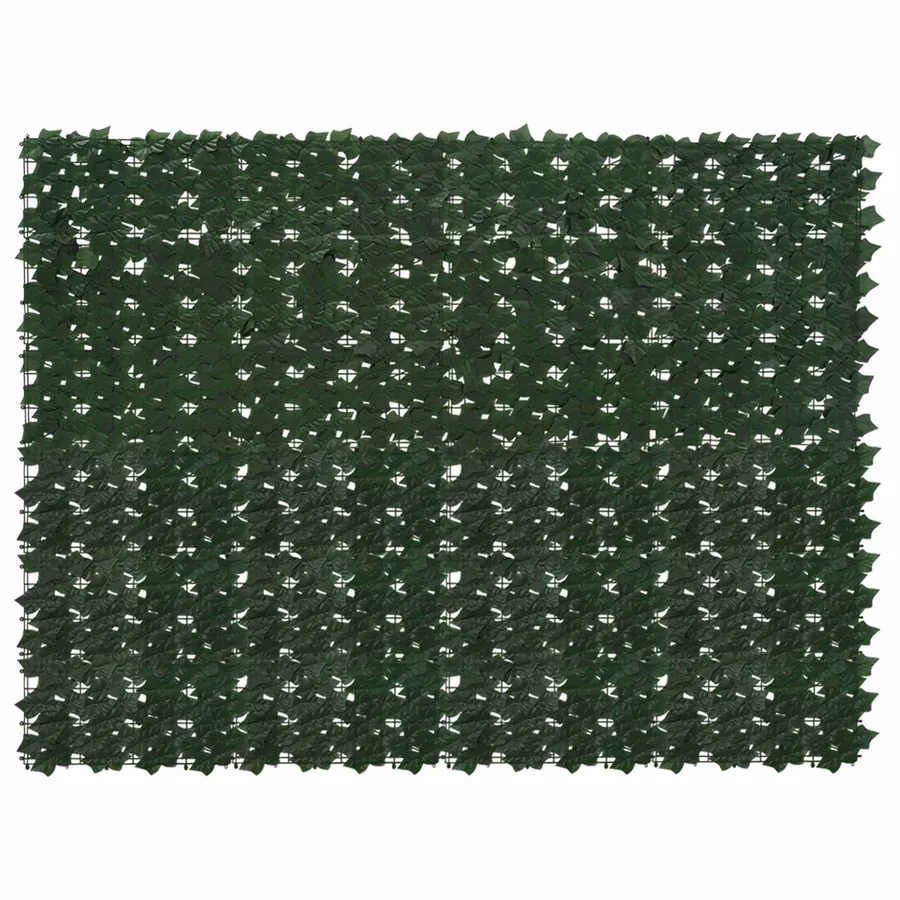 Écran de balcon avec feuilles Vert foncé 200 x 150 cm