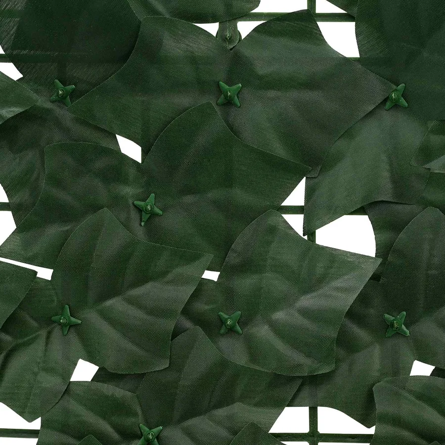 Écran de balcon avec feuilles Vert foncé 200 x 150 cm - 4