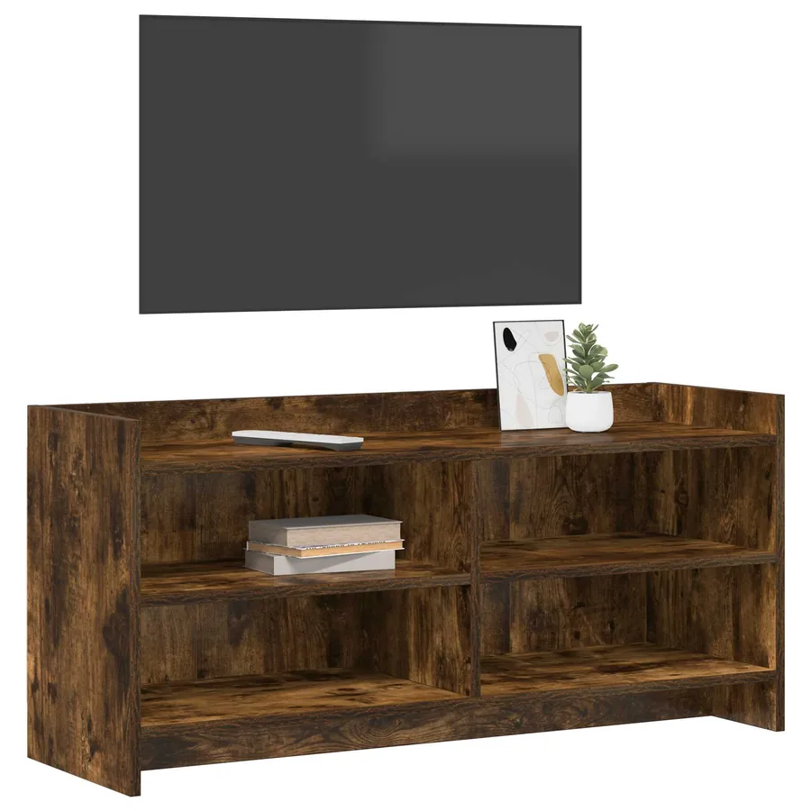 Meuble TV 100 x 33 x 47 cm Chêne fumé Bois d'ingénierie - 3