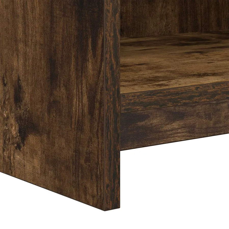 Meuble TV 100 x 33 x 47 cm Chêne fumé Bois d'ingénierie - 6