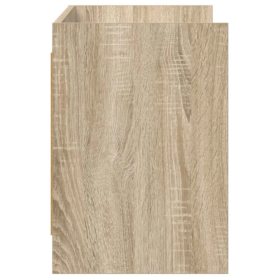 Meuble TV 100 x 33 x 47 cm Chêne Sonoma Bois d'ingénierie - 5