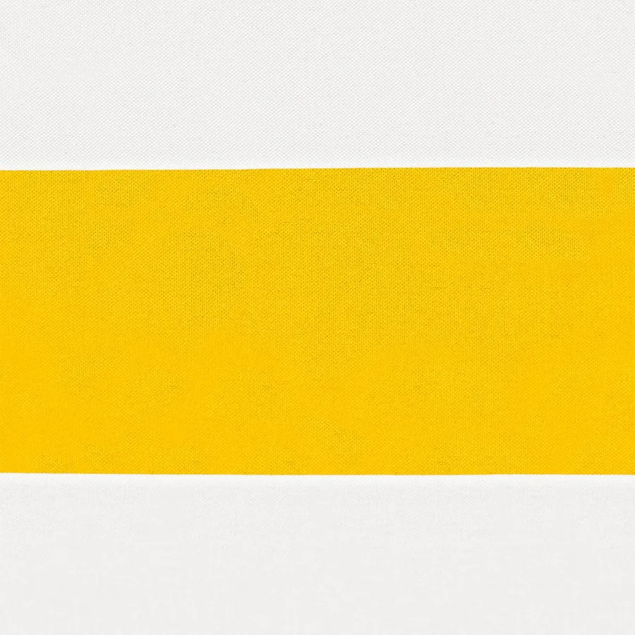 Voile d'ombre Jaune et blanc 7 x 6 m 100 % polyester Oxford - 9