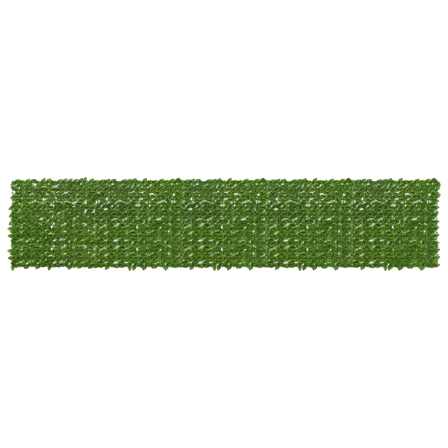 Écran de balcon avec feuilles Vert et jaune 500 x 100 cm