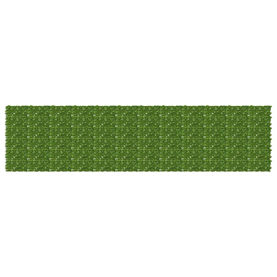 Écran de balcon avec feuilles Vert et jaune 600 x 150 cm