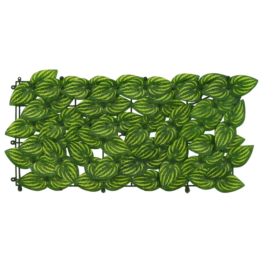 Écran de balcon avec feuilles Vert et jaune 600 x 150 cm - 3