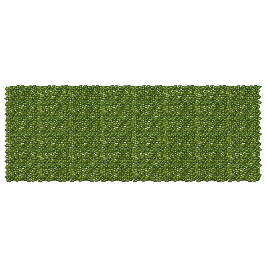 Écran de balcon avec feuilles Vert et jaune 400 x 150 cm