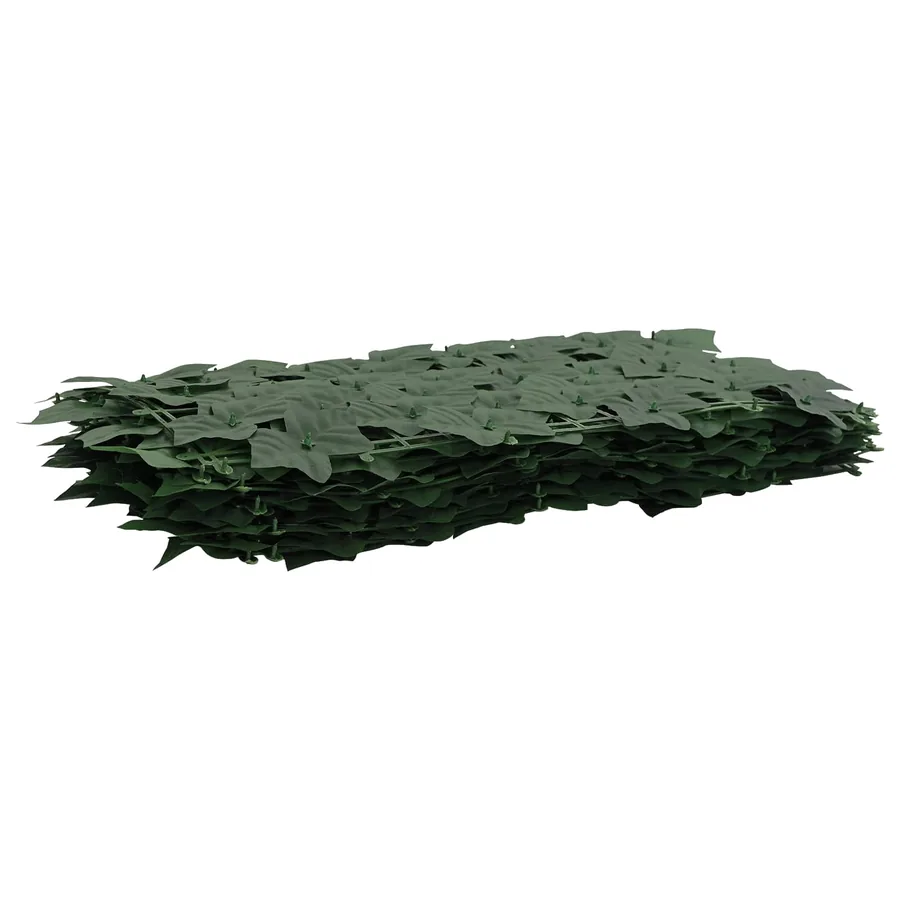 Écran de balcon avec feuilles Vert foncé 600 x 75 cm - 2