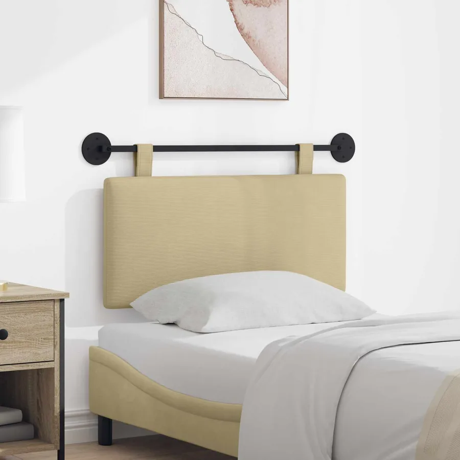 Tête de lit suspendue Tissu en velours côtelé