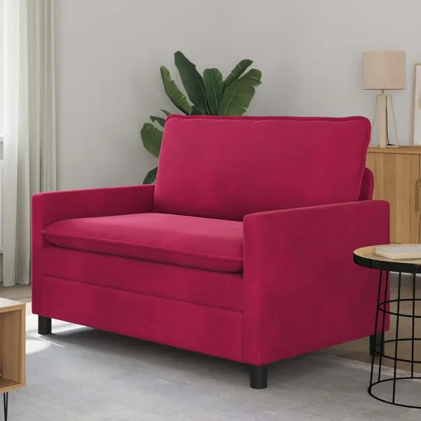 Canapé Bordeaux 126 x 81 x 87,5 cm Velours