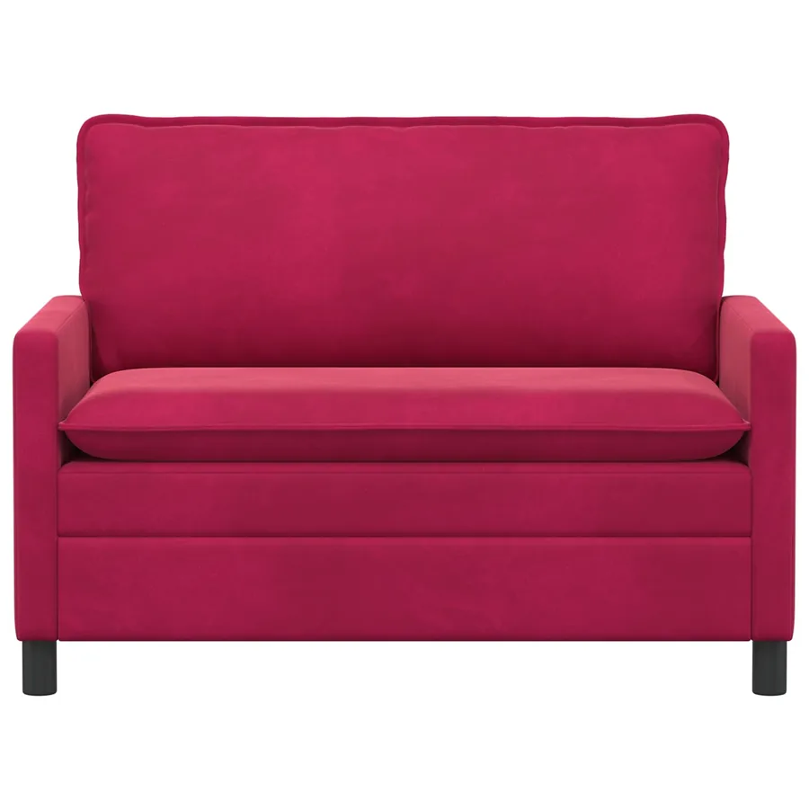 Canapé Bordeaux 126 x 81 x 87,5 cm Velours - 3