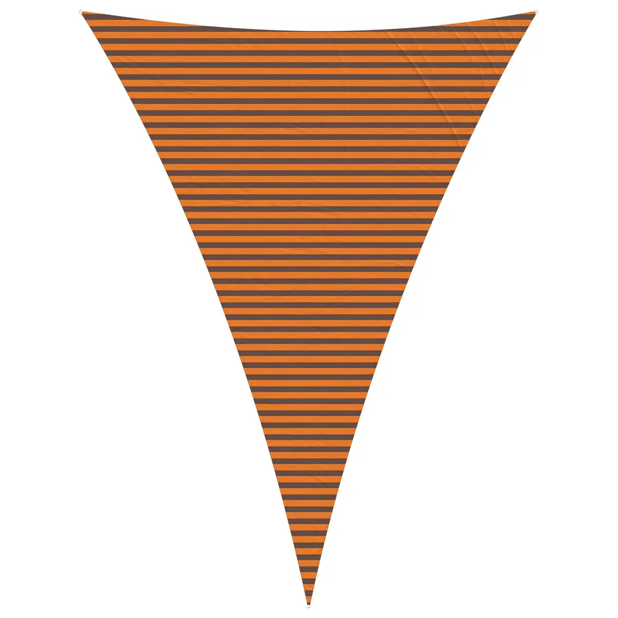 Voile d'ombre Orange et marron 5 x 7 x 7 m - 2