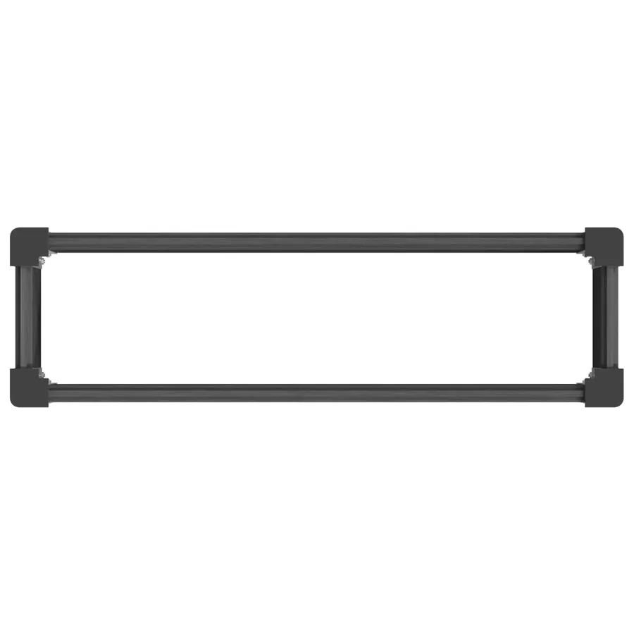 Jardinière surélevée Gris 100 x 30 x 36 cm - 5