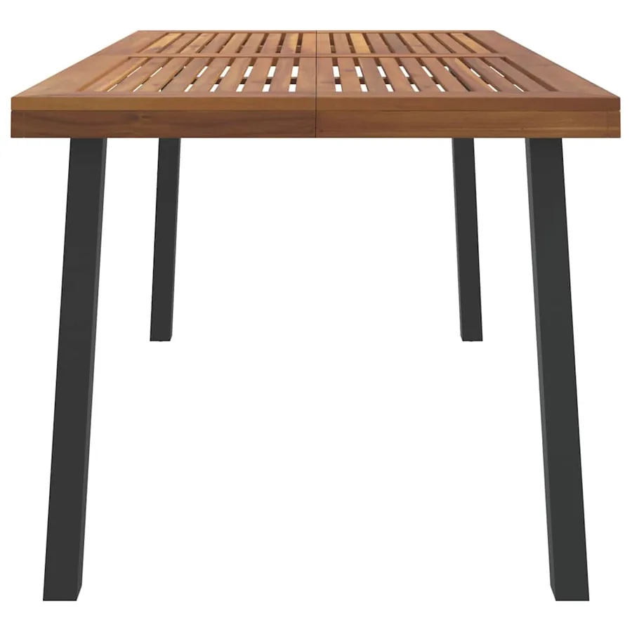 Table de jardin 150x90x75 cm Bois d'acacia solide - 4