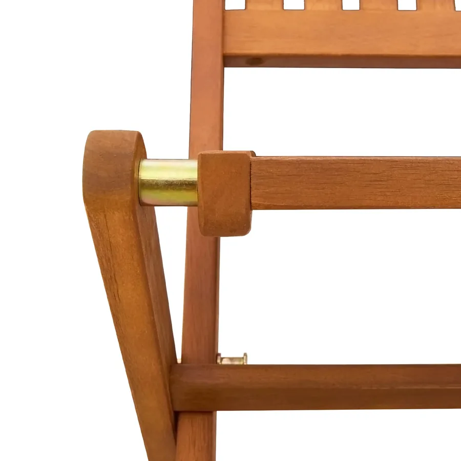 Banc d'enfants Marron 61 x 38 x 57 cm Bois d'eucalyptus massif - 6