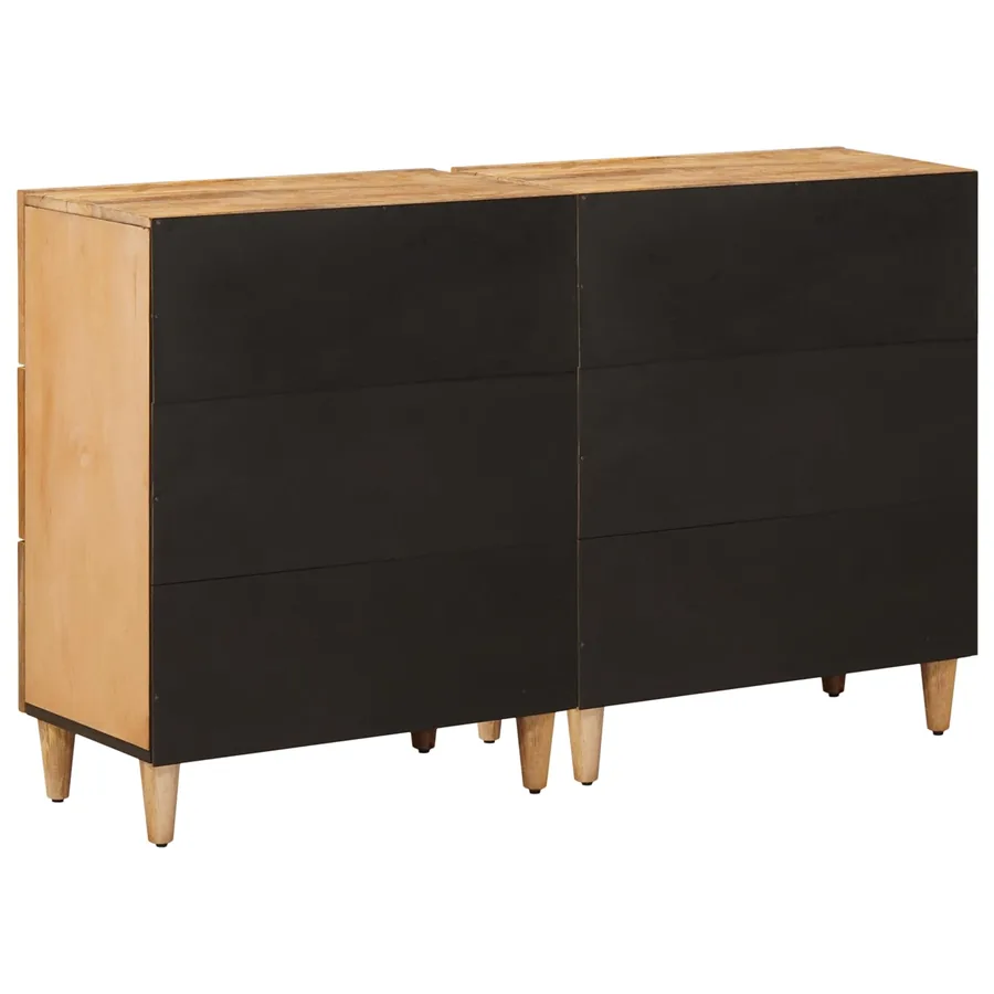 Armoires de rangement 2 pcs Marron 60 x 33,5 x 75 cm - 6