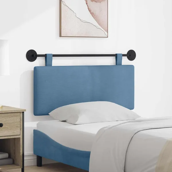 Tête de lit suspendue Tissu en velours côtelé