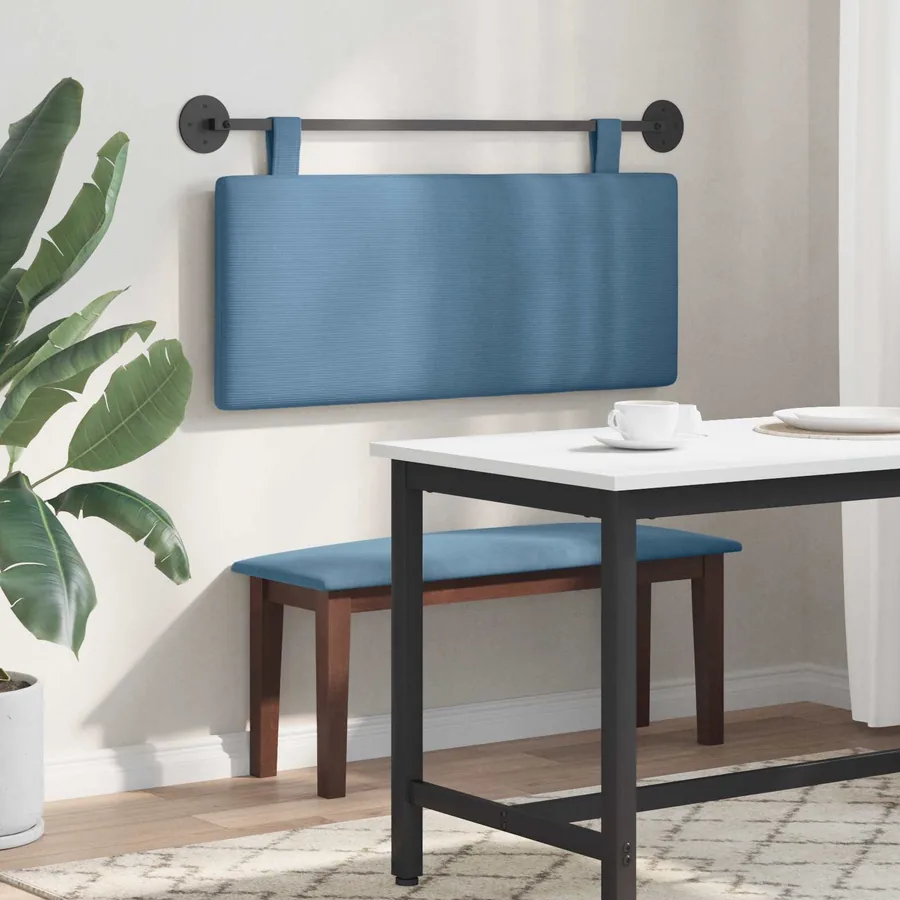 Tête de lit suspendue Tissu en velours côtelé - 4