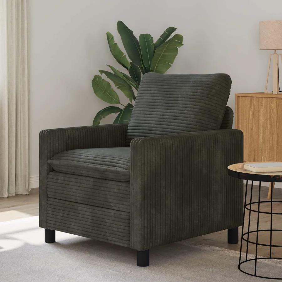 Canapé Anthracite 76 x 81 x 87,5 cm Polyester