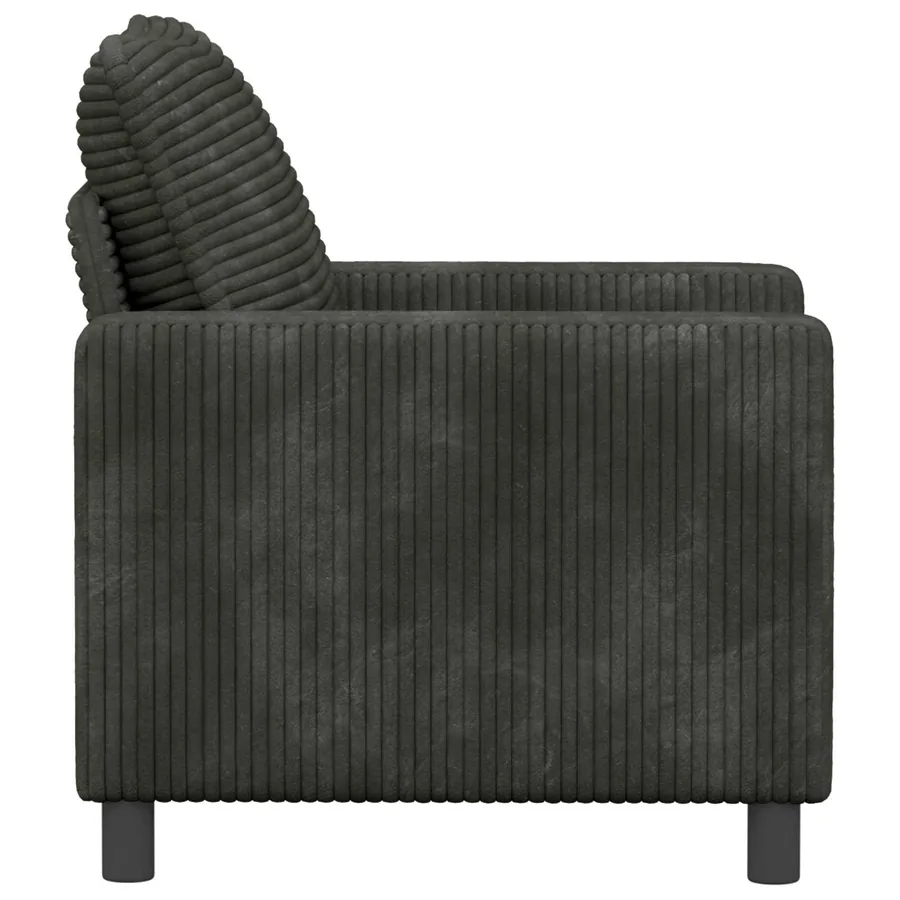 Canapé Anthracite 76 x 81 x 87,5 cm Polyester - 4
