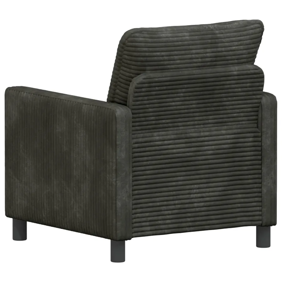 Canapé Anthracite 76 x 81 x 87,5 cm Polyester - 5