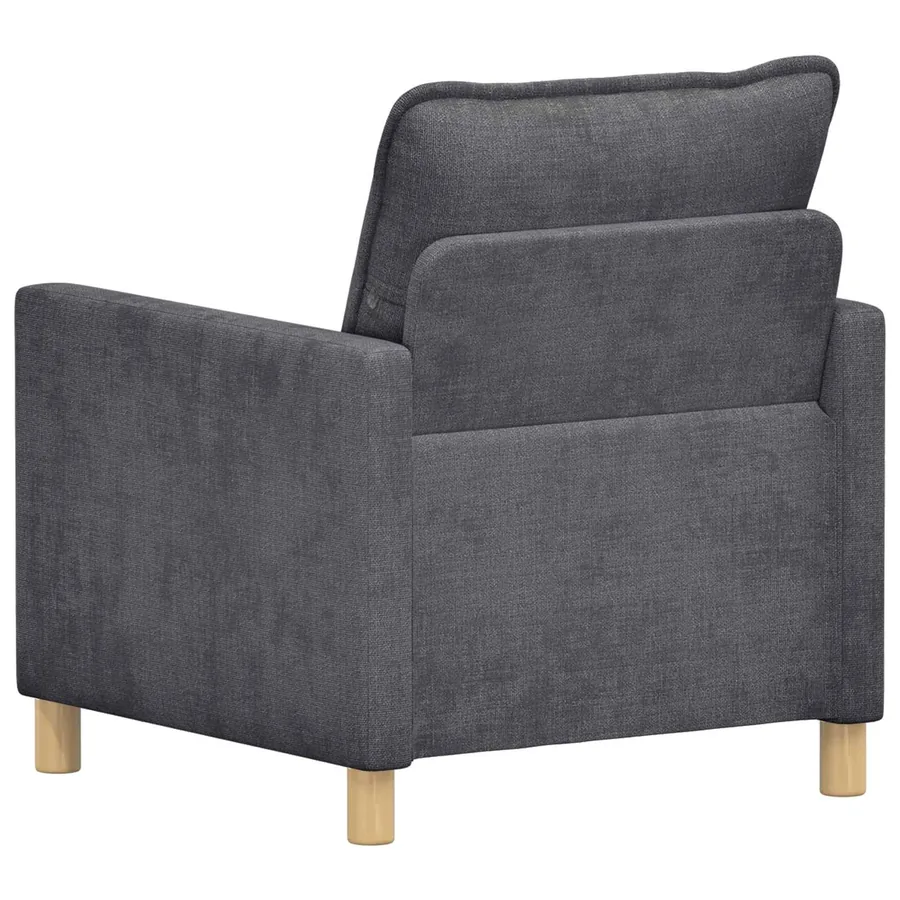 Canapé Gris foncé 76 x 81 x 87,5 cm Polyester - 5