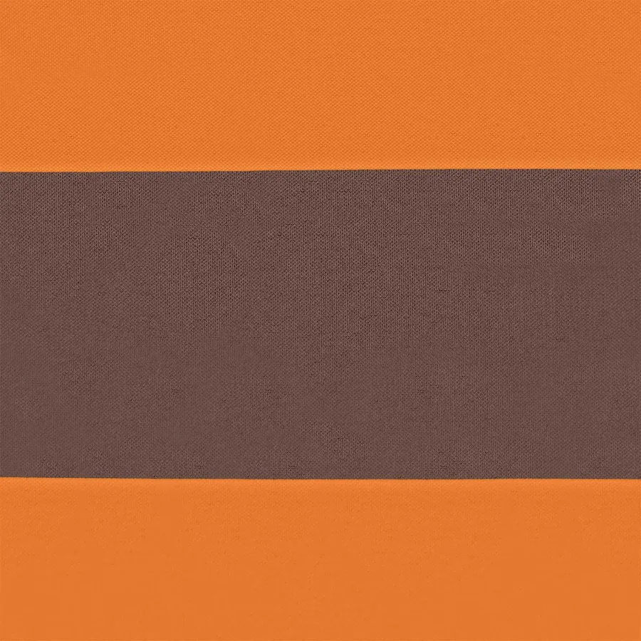 Voile d'ombre Orange et marron 8 x 6 m 100 % polyester Oxford - 9