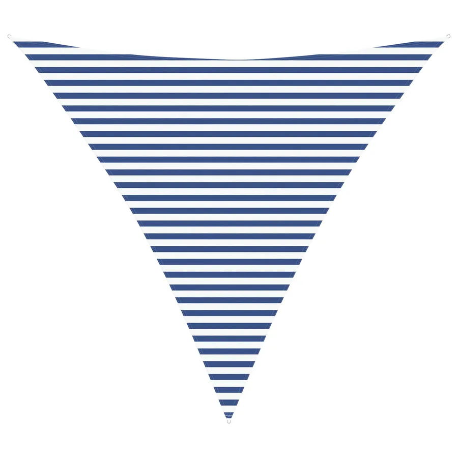 Voile d'ombre Bleu et Blanc 4,5 x 4,5 x 4,5 m - 2