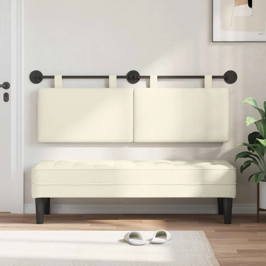 Tête de lit suspendue Tissu en velours côtelé - 3