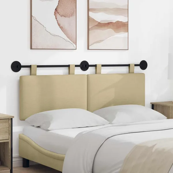 Tête de lit suspendue Tissu en velours côtelé