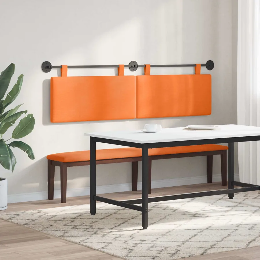 Tête de lit suspendue Tissu en velours côtelé - 4