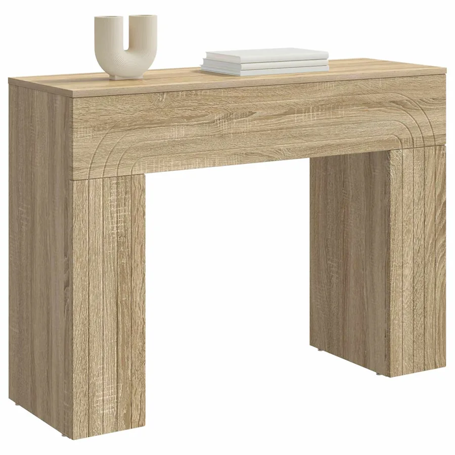 Table basse Chêne Sonoma 102 x 35 x 75 cm Bois d'ingénierie - 3