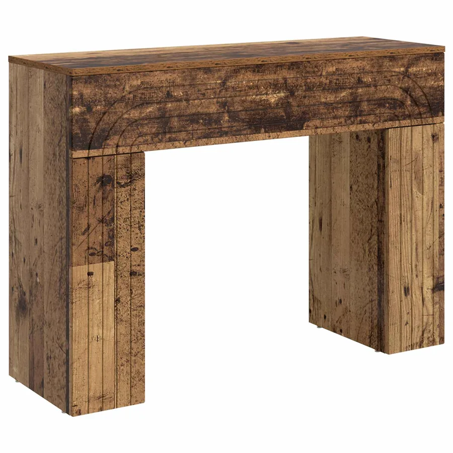 Table basse Bois ancien 102 x 35 x 75 cm Bois d'ingénierie - 2