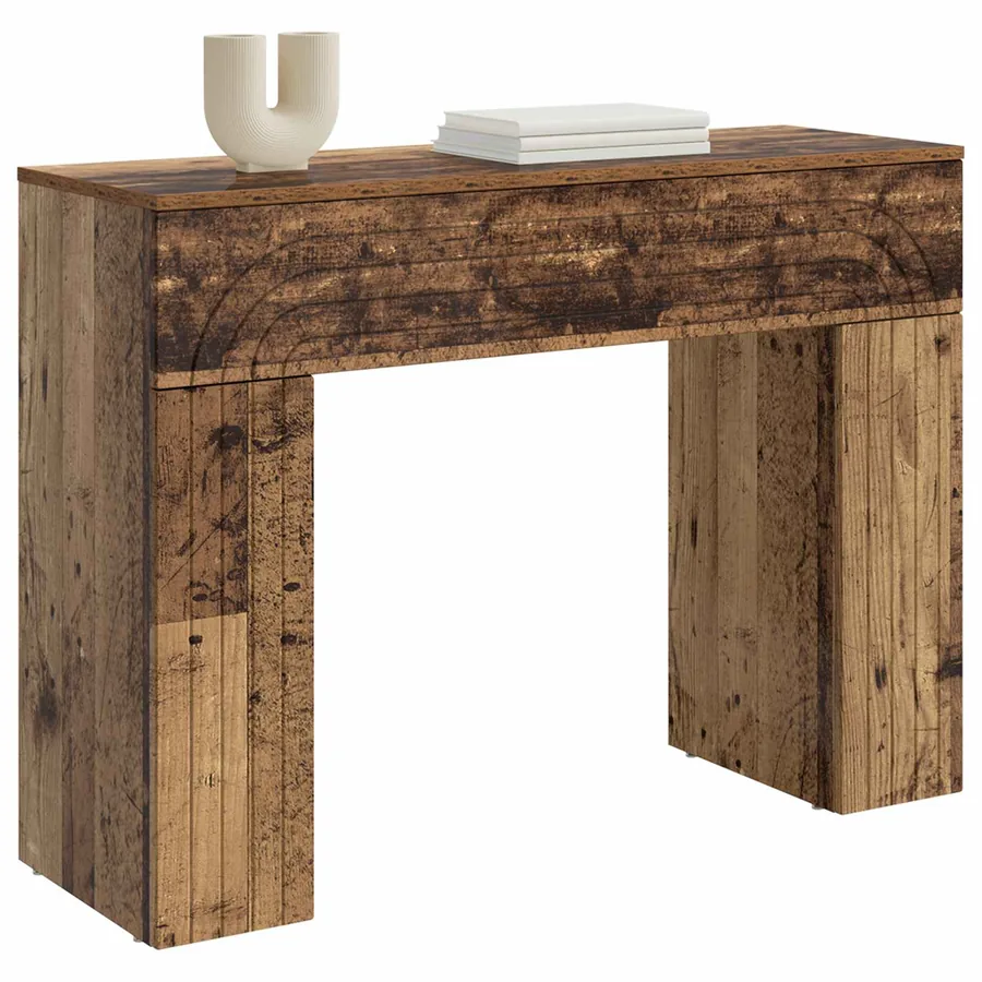Table basse Bois ancien 102 x 35 x 75 cm Bois d'ingénierie - 3