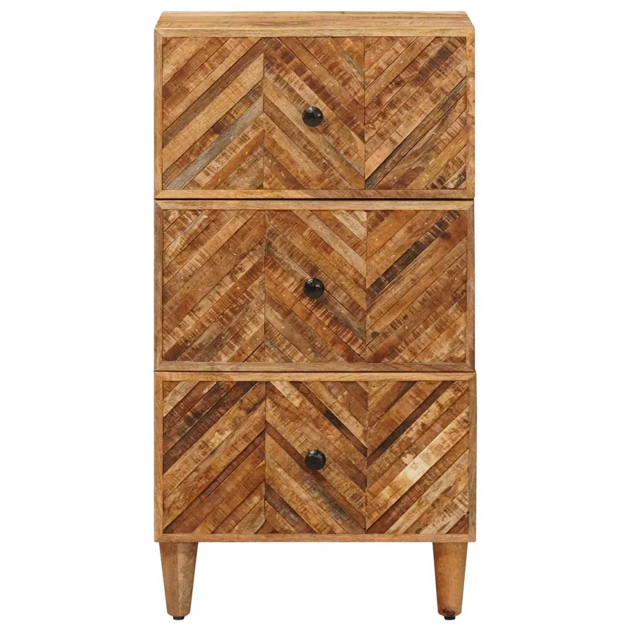 Armoires de rangement avec tiroir Marron 40 x 33,5 x 75 cm - 3
