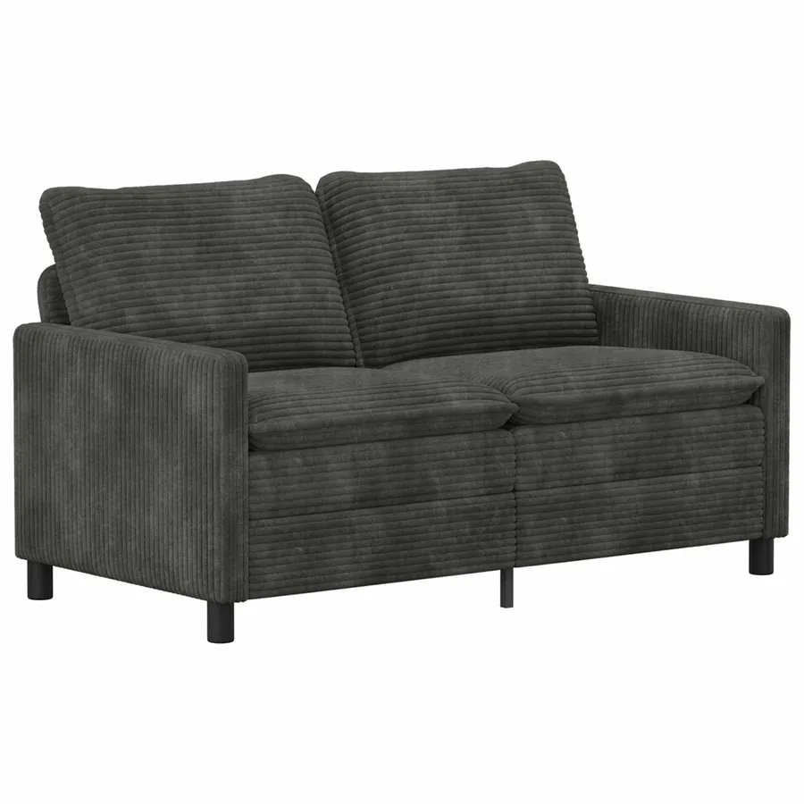 Ensemble de Canapés 2 pcs Anthracite Polyester - 4
