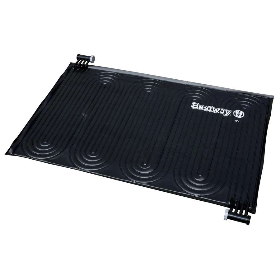 Bestway Tapis de chauffage solaire pour piscine Noir 110 x 171 cm PVC - 2